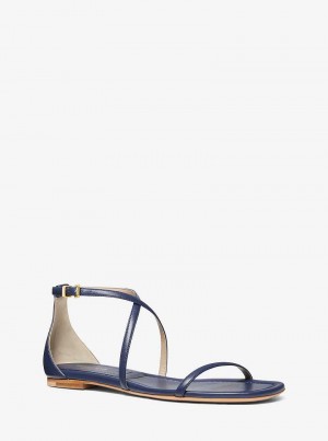 Michaelkors Polly Leather Tmavě Blankyt | SN-MK27700