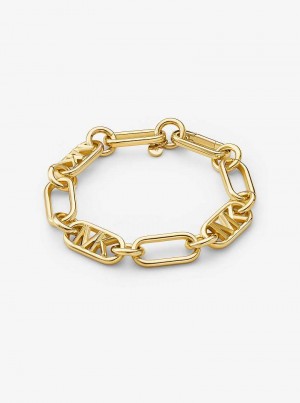 Michaelkors Precious Metal-Plated Brass Chain Link Zlaté | SN-MK27716