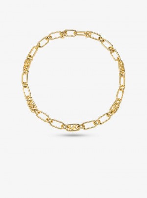 Michaelkors Precious Metal-Plated Brass Chain Link Zlaté | SN-MK27797