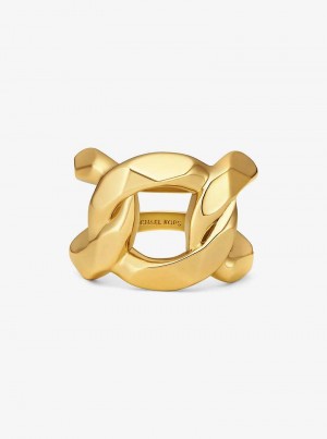 Michaelkors Precious Metal-Plated Brass Curb-Link Zlaté | SN-MK27841