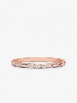 Michaelkors Precious Metal-Plated Sterling Silver Pavé Růžové Zlaté | SN-MK27745