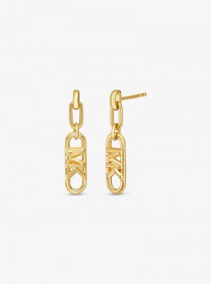 Michaelkors Precious Metal-Plated Sterling Silver Empire Logo Zlaté | SN-MK27753
