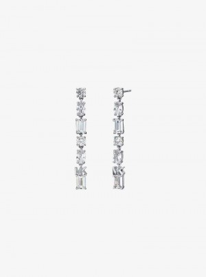 Michaelkors Precious Metal-Plated Sterling Silver Drop Stříbrné | SN-MK27773