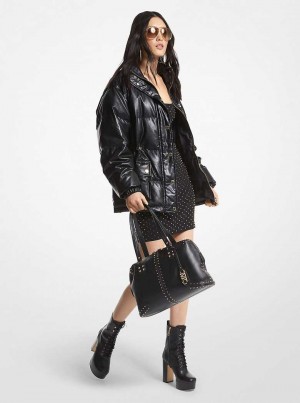 Michaelkors Quilted Coated Černé | SN-MK26639
