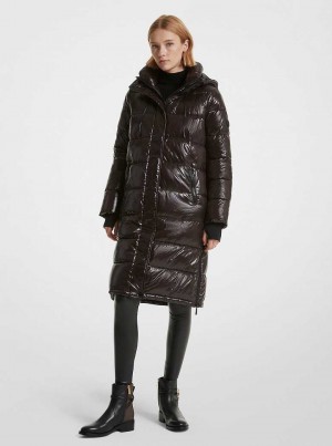 Michaelkors Quilted Nylon Čokolády | SN-MK26615