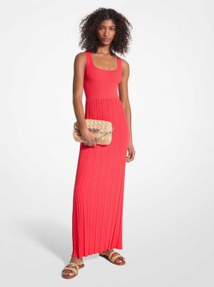 Michaelkors Ribbed Stretch Knit Maxi Koralove | SN-MK26714