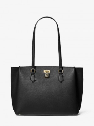 Michaelkors Ruby Large Saffiano Leather Černé | SN-MK26856
