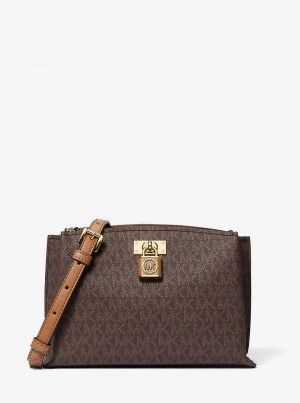 Michaelkors Ruby Medium Logo Hnědé | SN-MK27330