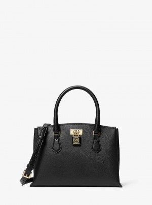 Michaelkors Ruby Small Saffiano Leather Černé | SN-MK27380