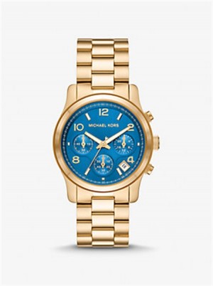 Michaelkors Runway Gold-Tone Watch Zlaté | SN-MK28339