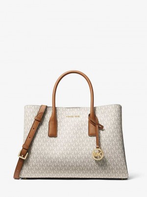 Michaelkors Ruthie Large Signature Logo Světle Žluté | SN-MK27285