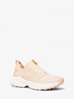 Michaelkors Sami Scuba and Mesh Zip-Up Růžové | SN-MK27434
