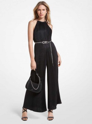 Michaelkors Satin Halter Černé | SN-MK26757