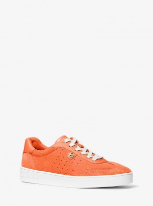 Michaelkors Scotty Suede Oranžové | SN-MK27401