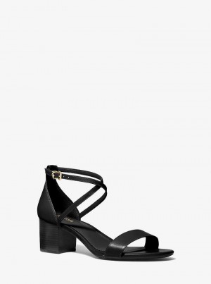 Michaelkors Serena Flex Leather Černé | SN-MK27600