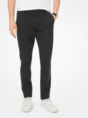 Michaelkors Skinny-Fit Stretch-Cotton Černé | SN-MK28023