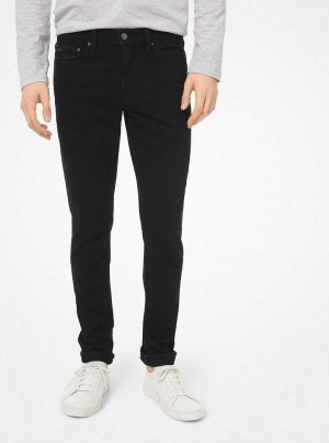 Michaelkors Skinny-Fit Stretch-Cotton Černé | SN-MK28031
