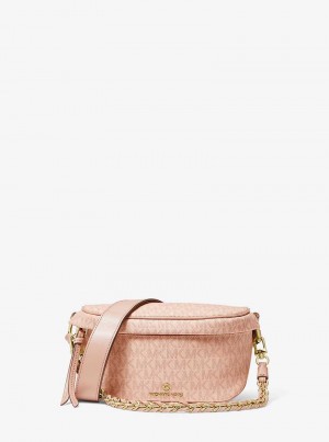 Michaelkors Slater Extra-Small Logo Růžové | SN-MK27167