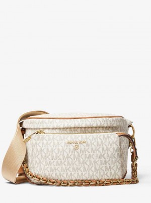 Michaelkors Slater Medium Logo Světle Žluté | SN-MK27171