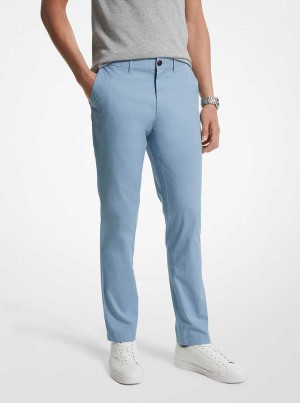 Michaelkors Slim-Fit Cotton Blend Světle Blankyt | SN-MK28019