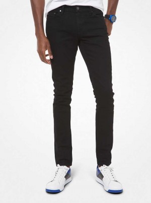 Michaelkors Slim-Fit Stretch-Cotton Černé Černé | SN-MK28025
