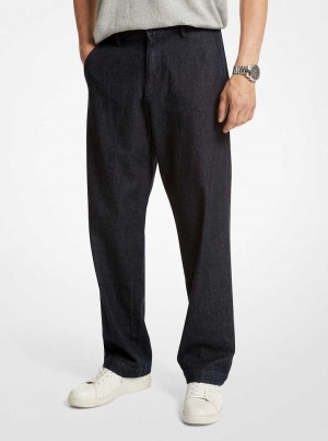 Michaelkors Stretch Cotton Wide-Leg Černé | SN-MK28016