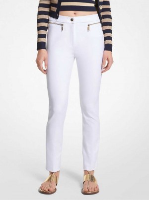 Michaelkors Stretch Crepe Bílé | SN-MK26569