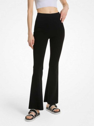 Michaelkors Stretch Knit Flared Černé | SN-MK26536