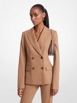 Michaelkors Stretch Wool Tmavě Hnědé | SN-MK26601