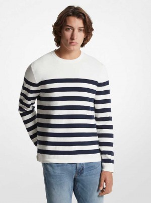 Michaelkors Striped Cotton Blankyt | SN-MK28045