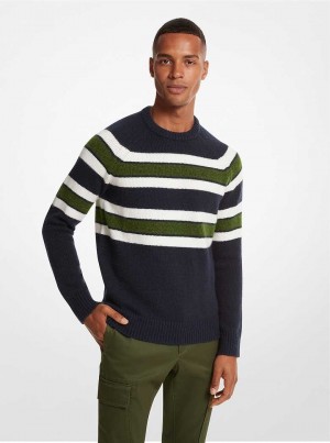 Michaelkors Striped Knit Blankyt | SN-MK28062