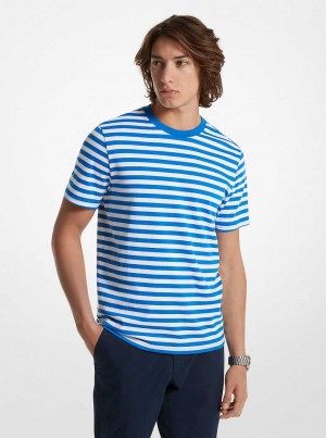 Michaelkors Striped Pima Cotton Blankyt | SN-MK27977