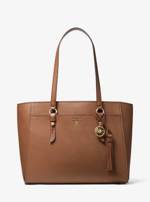 Michaelkors Sullivan Large Saffiano Leather Hnědé | SN-MK26916