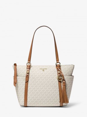 Michaelkors Sullivan Medium Logo Top-Zip Světle Žluté | SN-MK26914