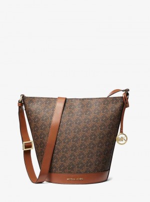Michaelkors Townsend Medium Empire Signature Logo Hnědé | SN-MK26820