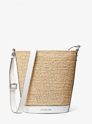 Michaelkors Townsend Medium Straw Bucket Viacfarebný | SN-MK26811