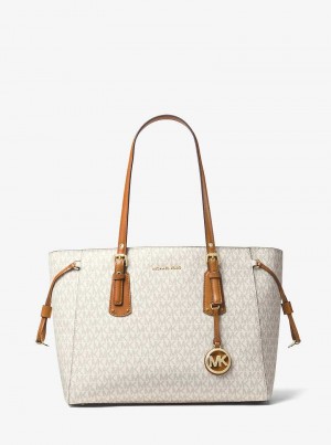 Michaelkors Voyager Medium Logo Světle Žluté | SN-MK26898