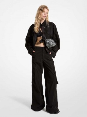 Michaelkors Woven Wide-Leg Černé | SN-MK26565